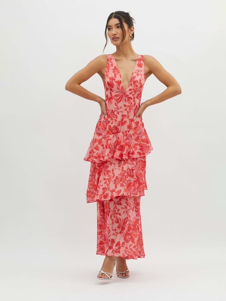 Clara | Floral Maxi Dress