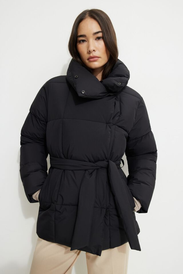 Lumiere | Belted Puffer Jacket