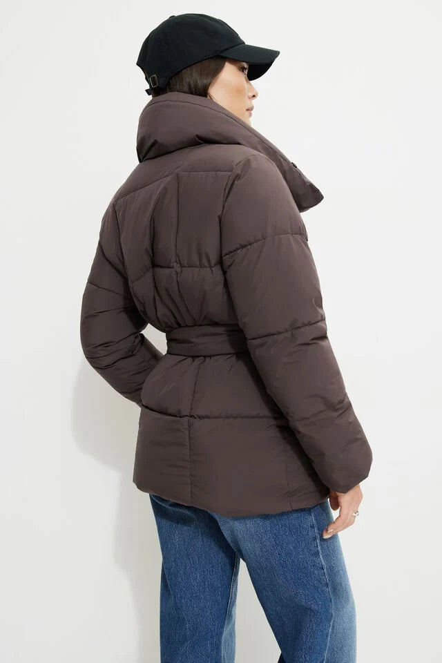 Lumiere | Belted Puffer Jacket