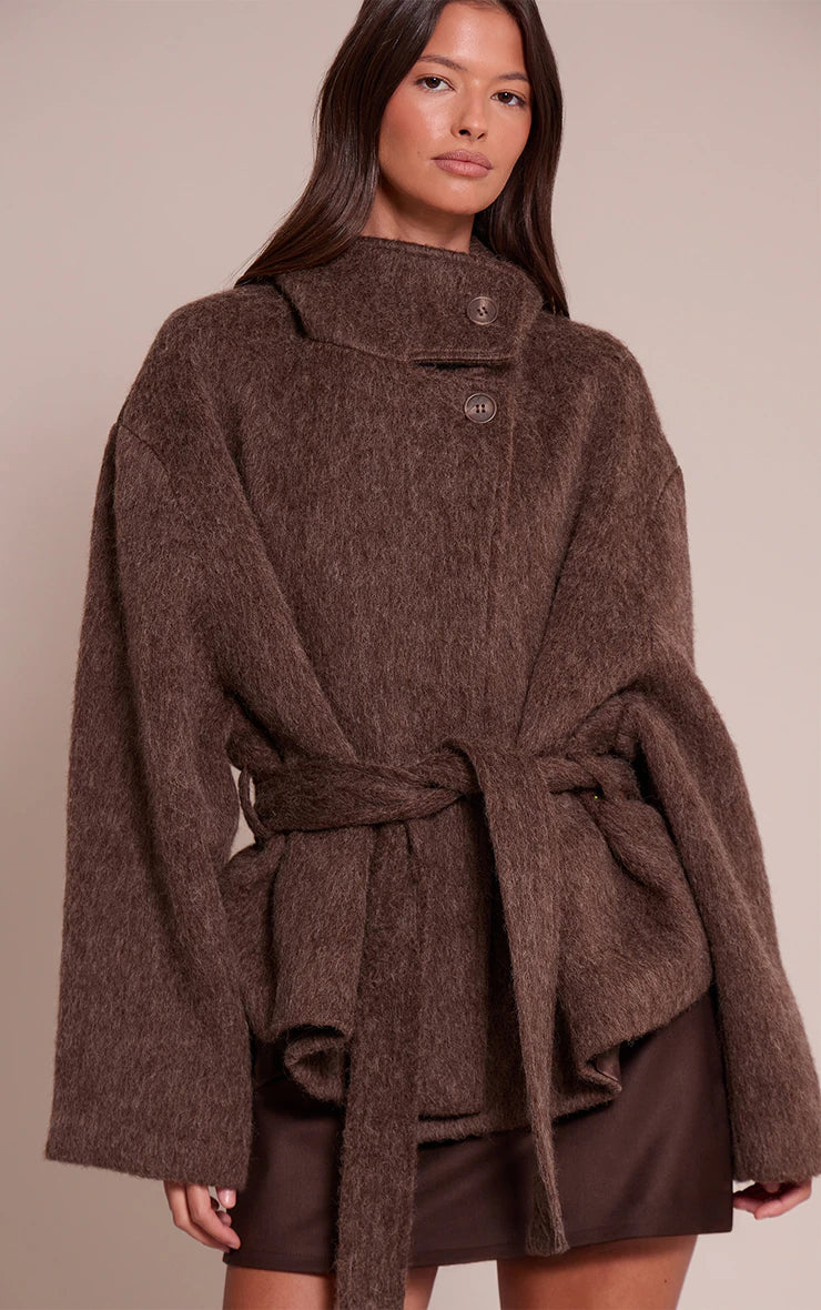 Lola | Brushed Wool Coat