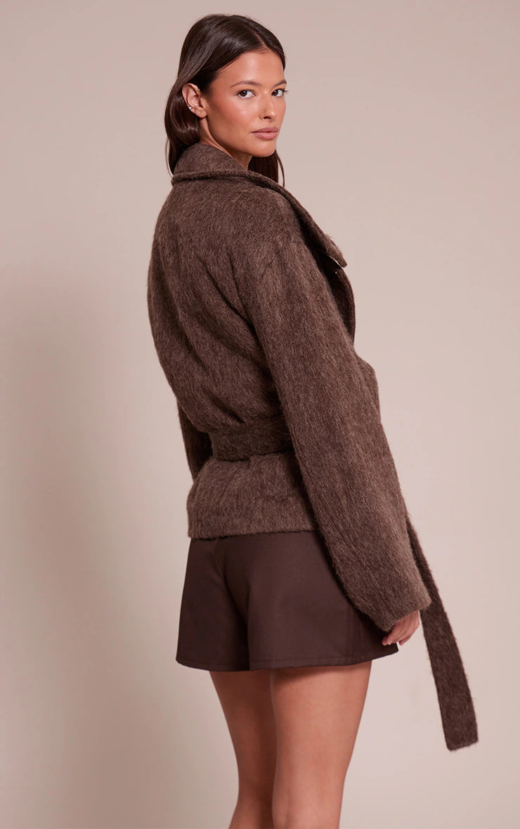 Lola | Brushed Wool Coat