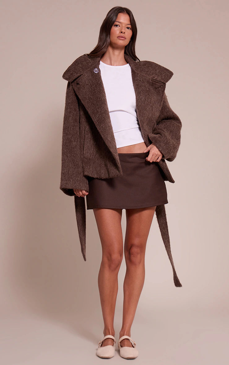Lola | Brushed Wool Coat