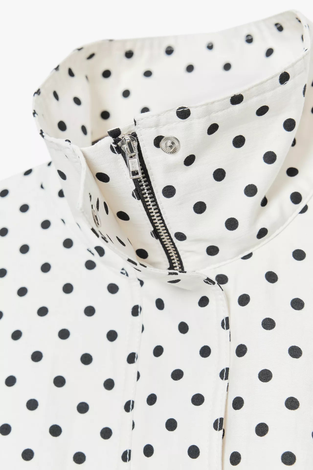 Ivy | Polka Dot Bomber Jacket