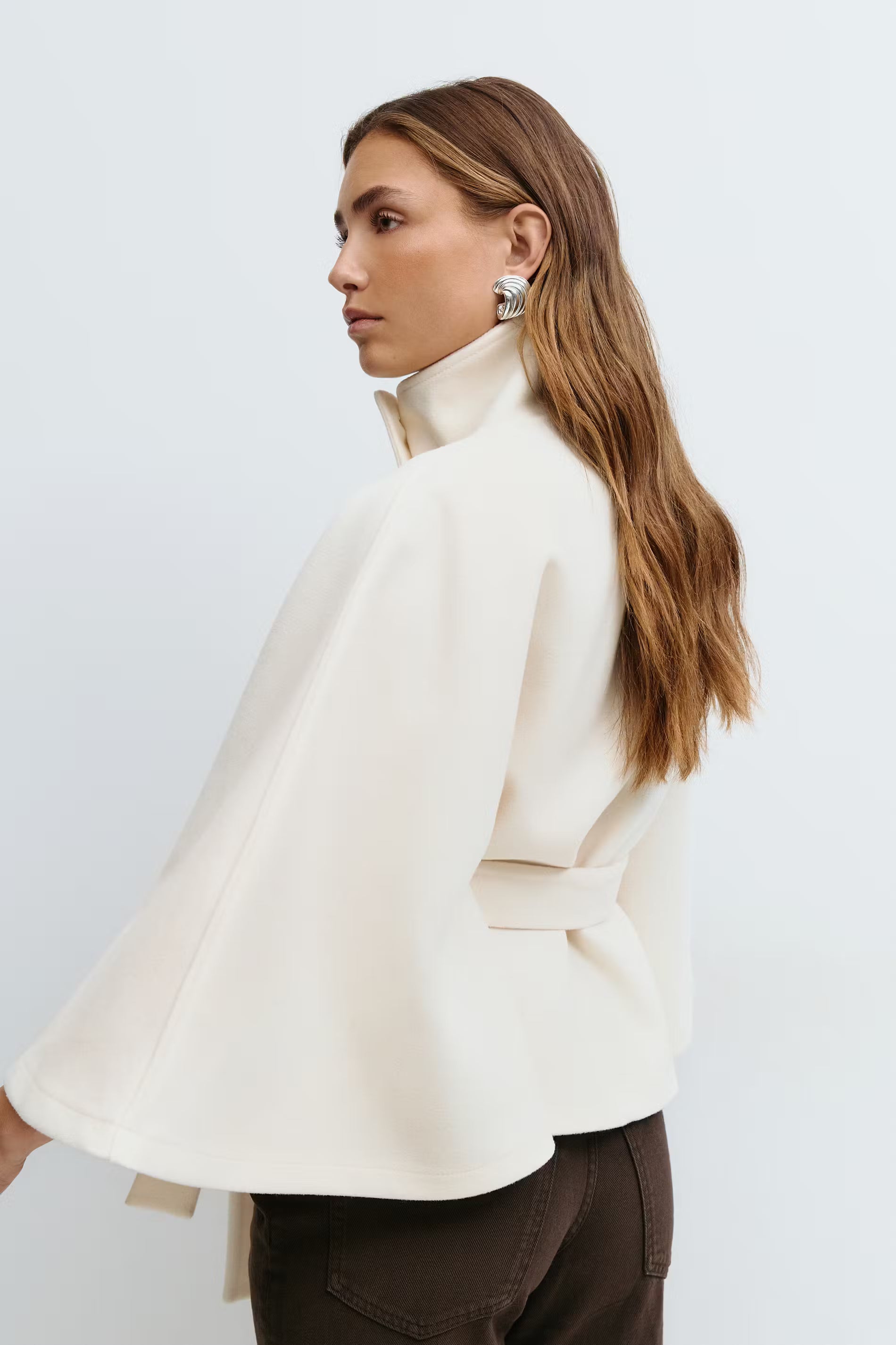Gianna | Cape Belt Coat