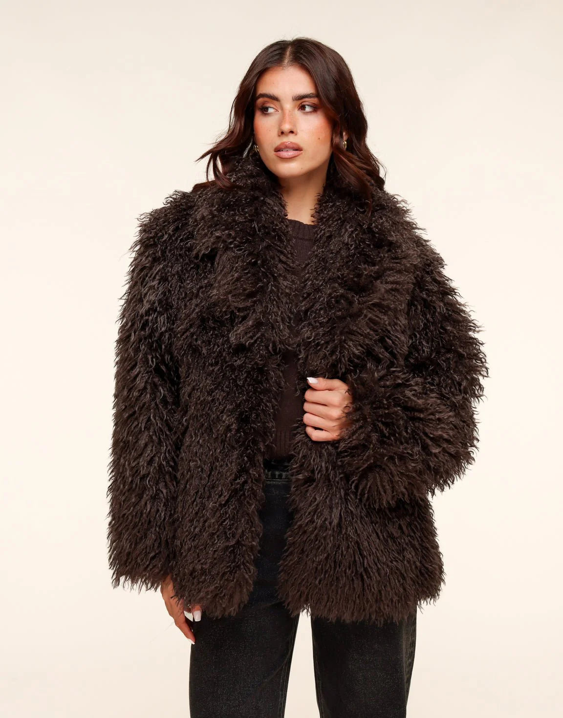 Tess | Fluffy Faux Fur Coat