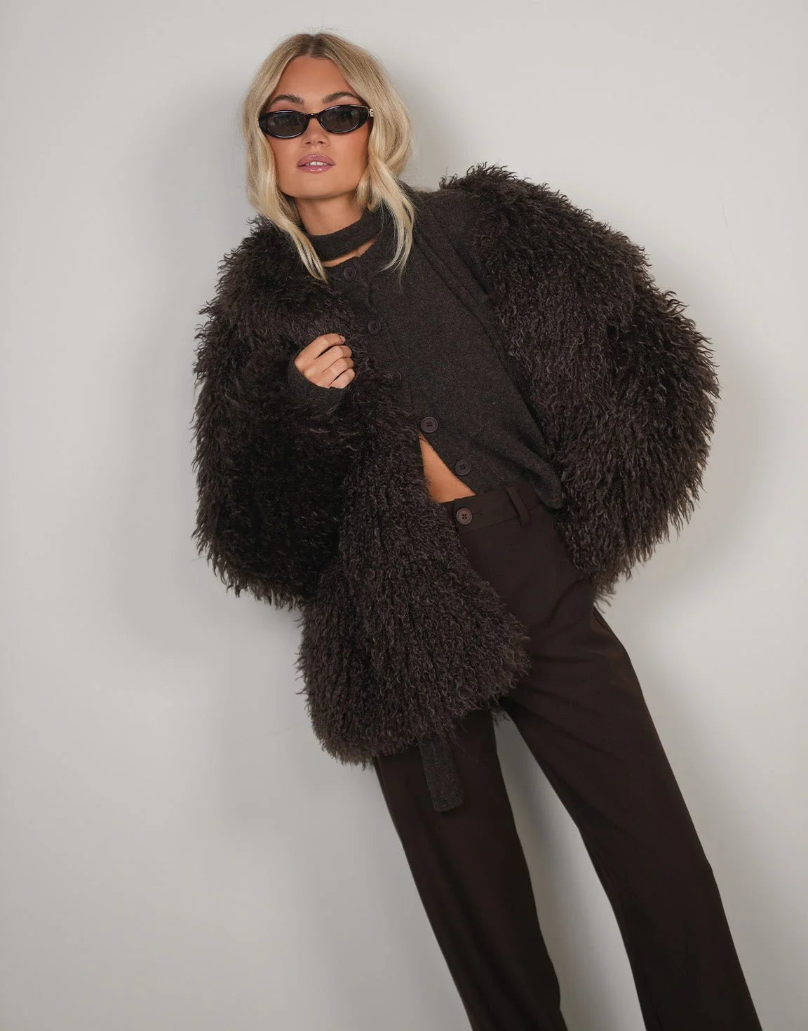 Tess | Fluffy Faux Fur Coat