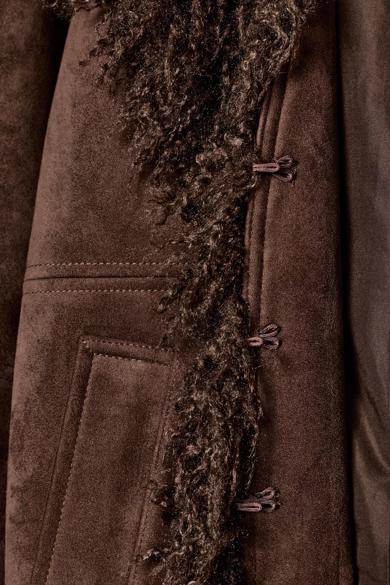 Simone | Suede Faux Fur