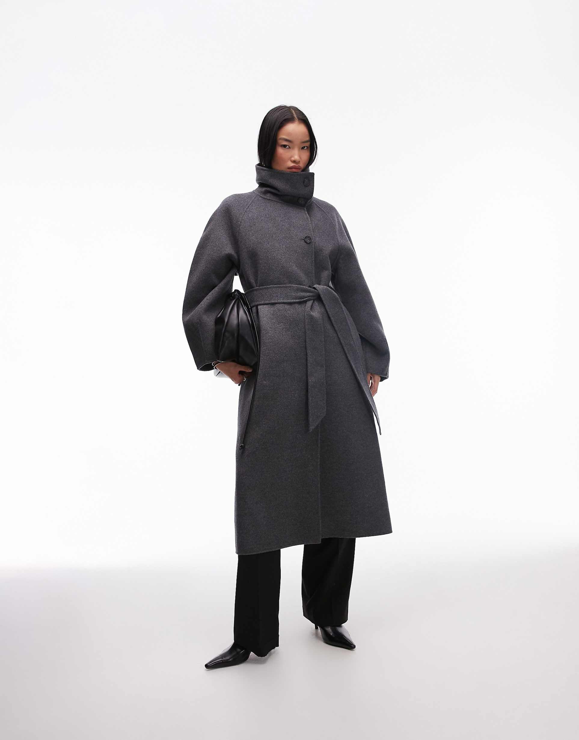Ayla | Funnel Neck Coat