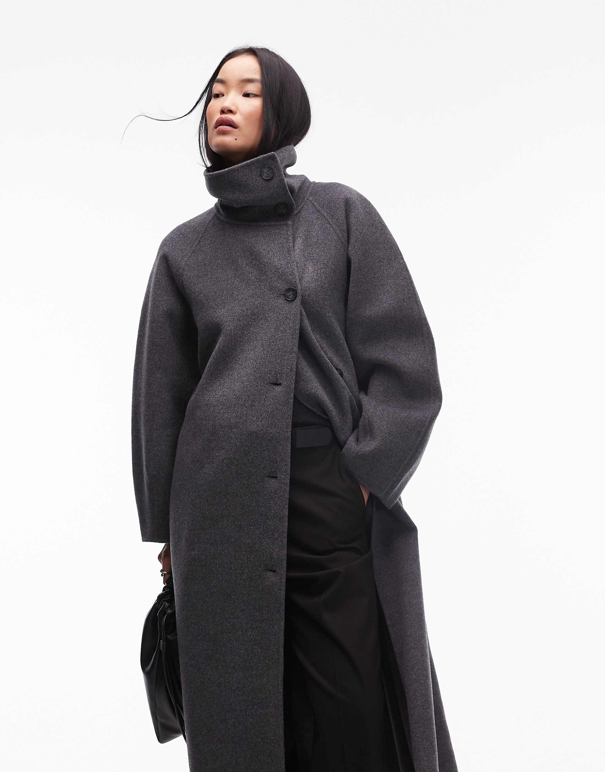 Ayla | Funnel Neck Coat