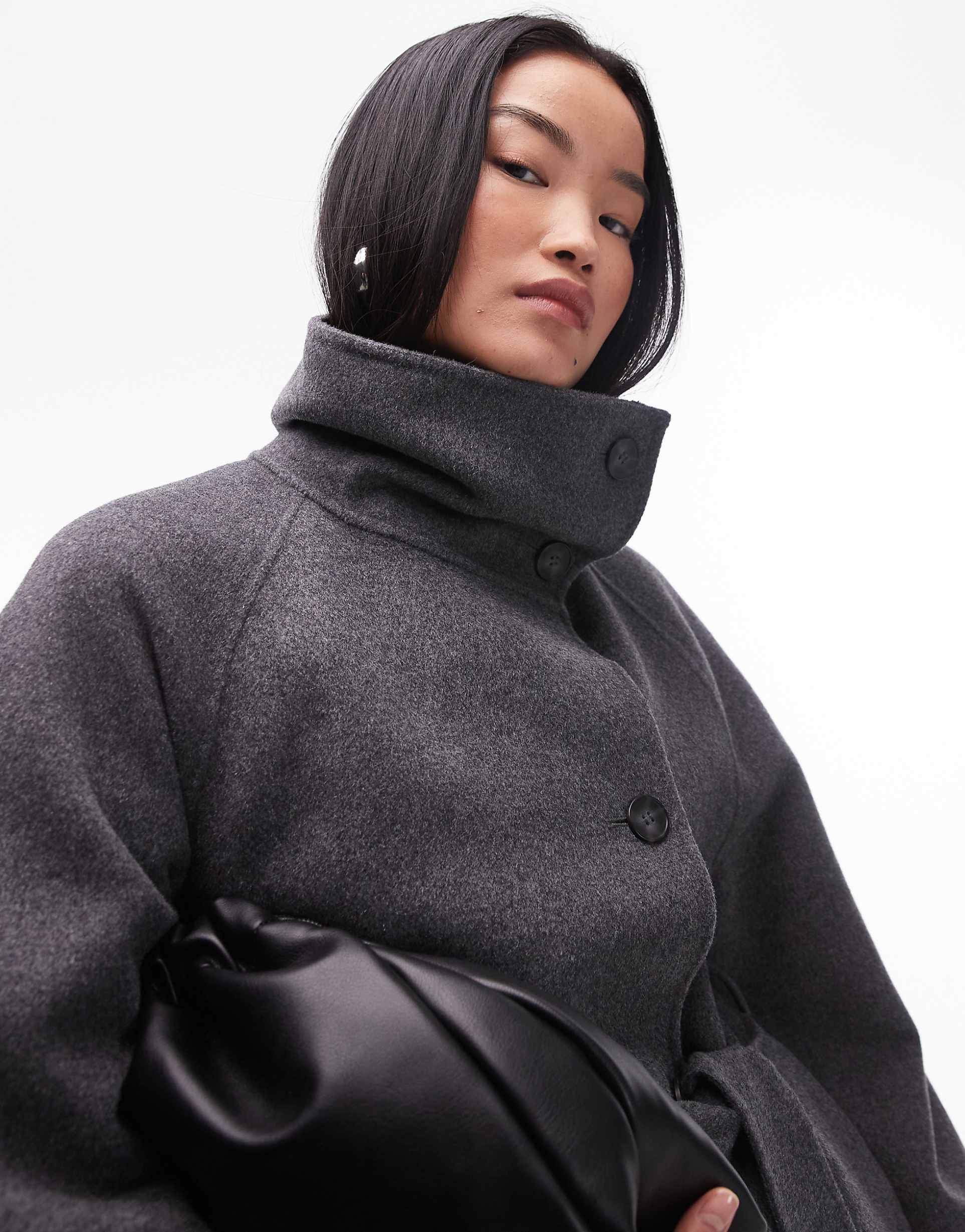 Ayla | Funnel Neck Coat
