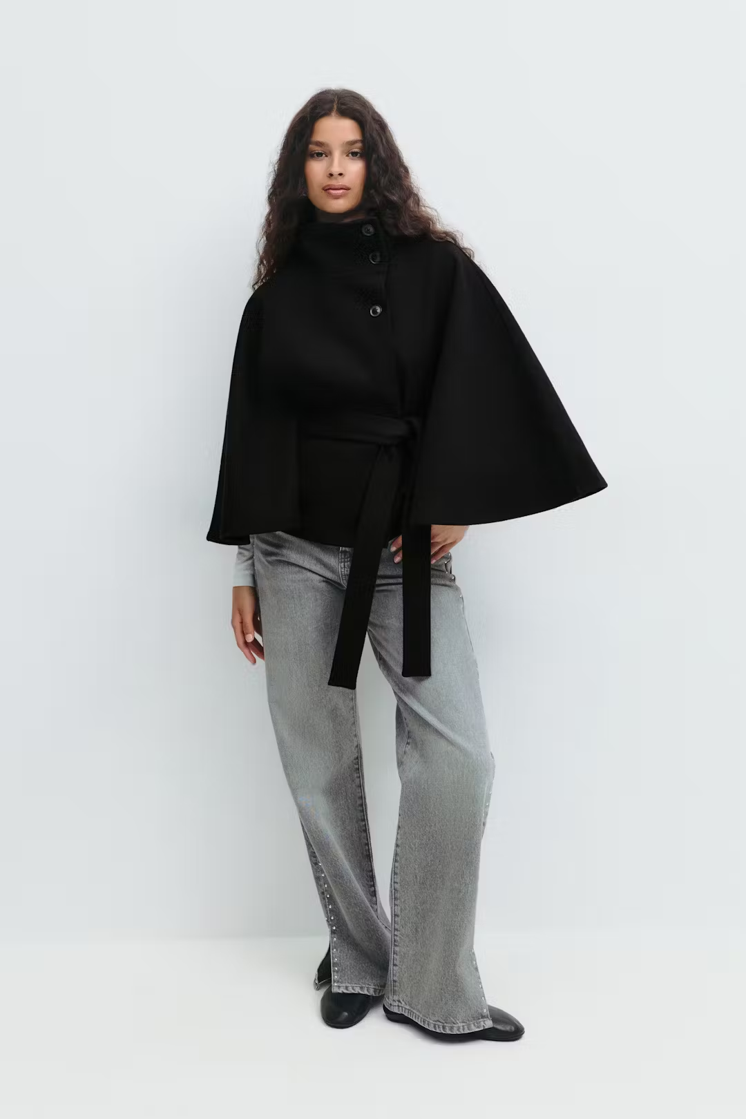 Gianna | Cape Belt Coat