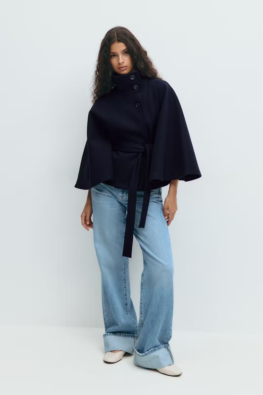 Gianna | Cape Belt Coat