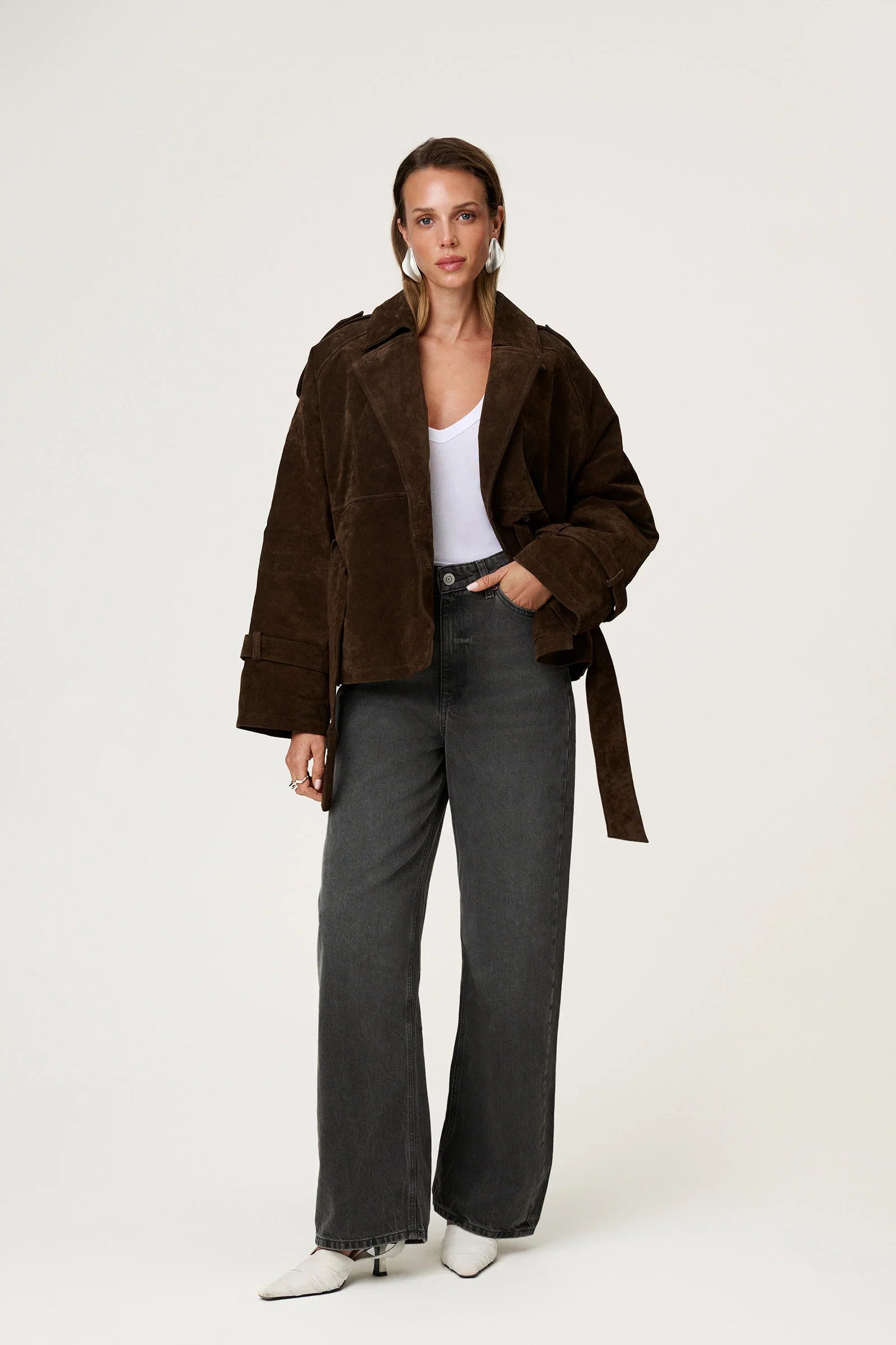 York | Cropped Trench Coat