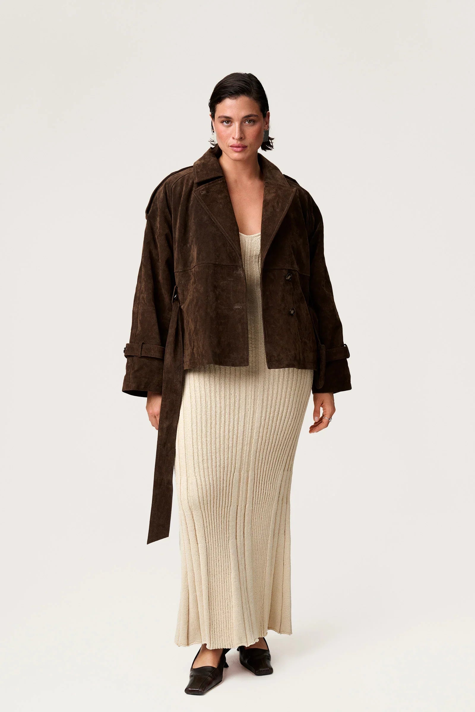 York | Cropped Trench Coat