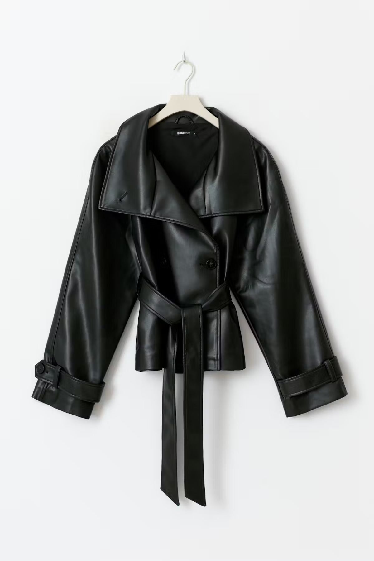 Ely | Belted Leather Jacket