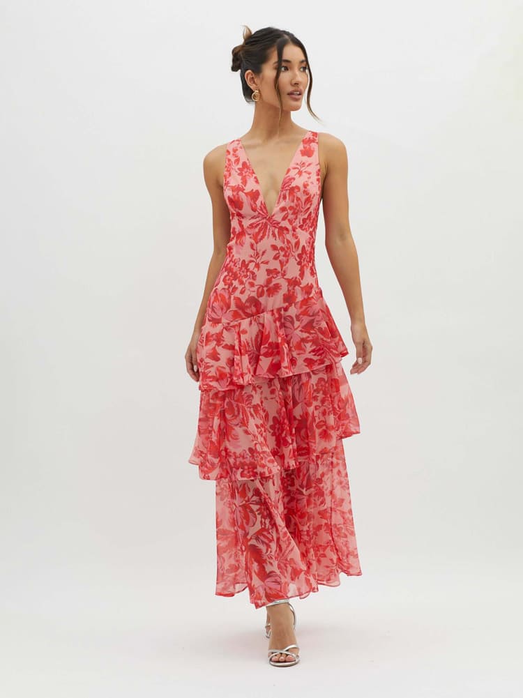 Clara | Floral Maxi Dress
