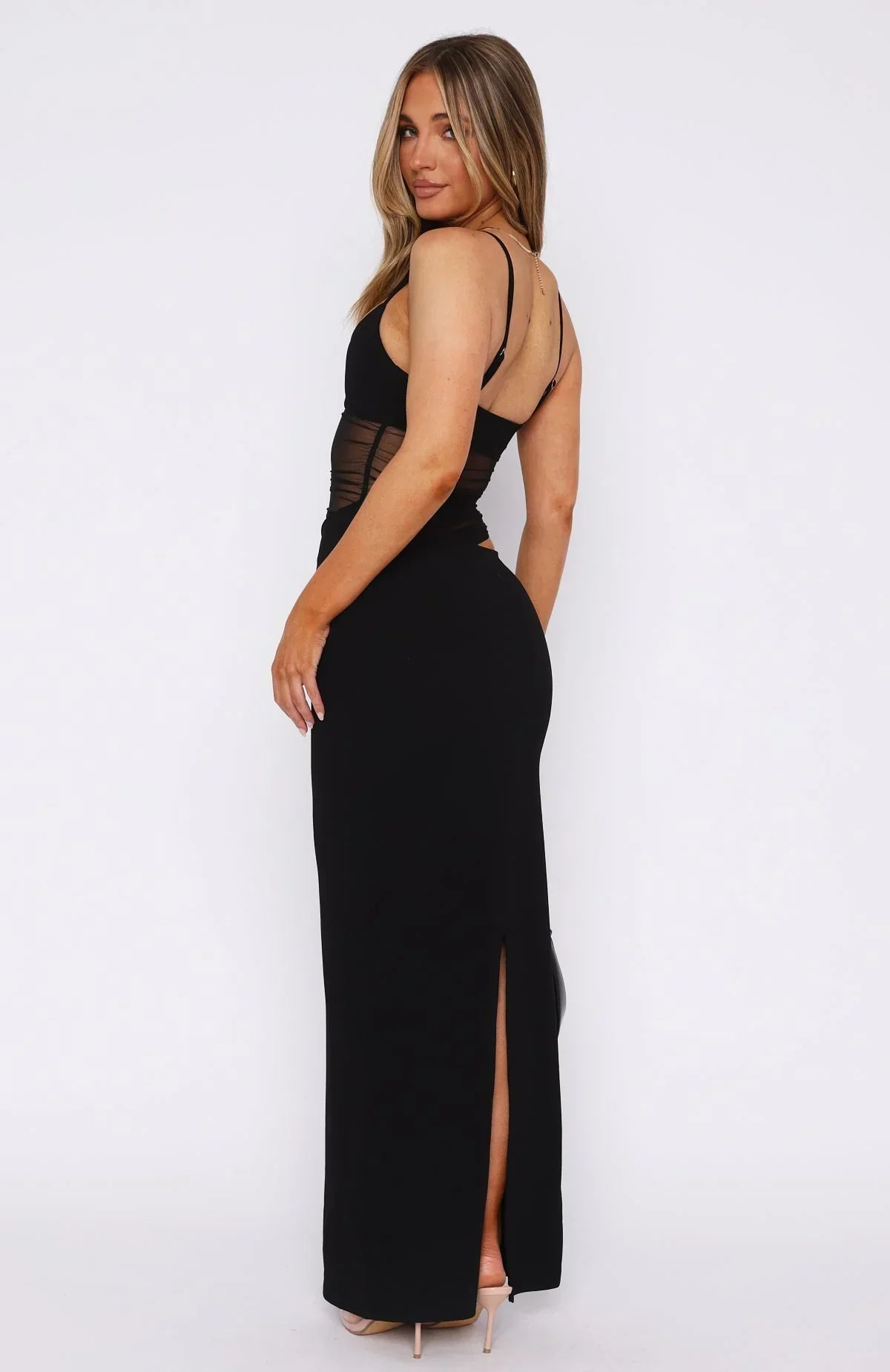 Mira | Sheer Maxi Dress