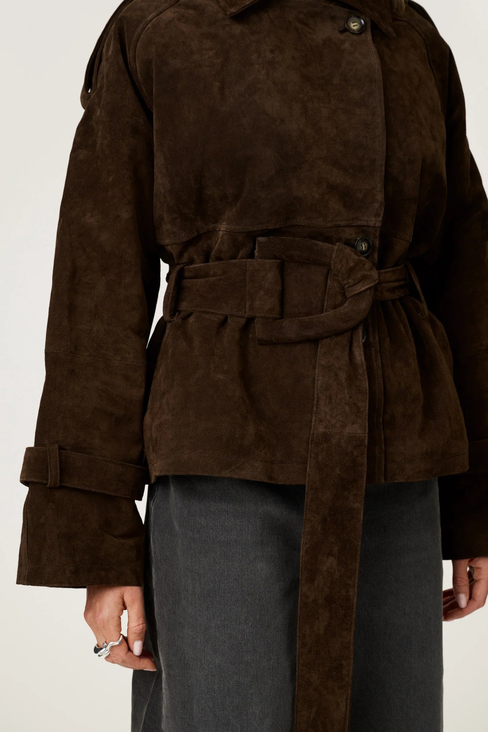 York | Cropped Trench Coat