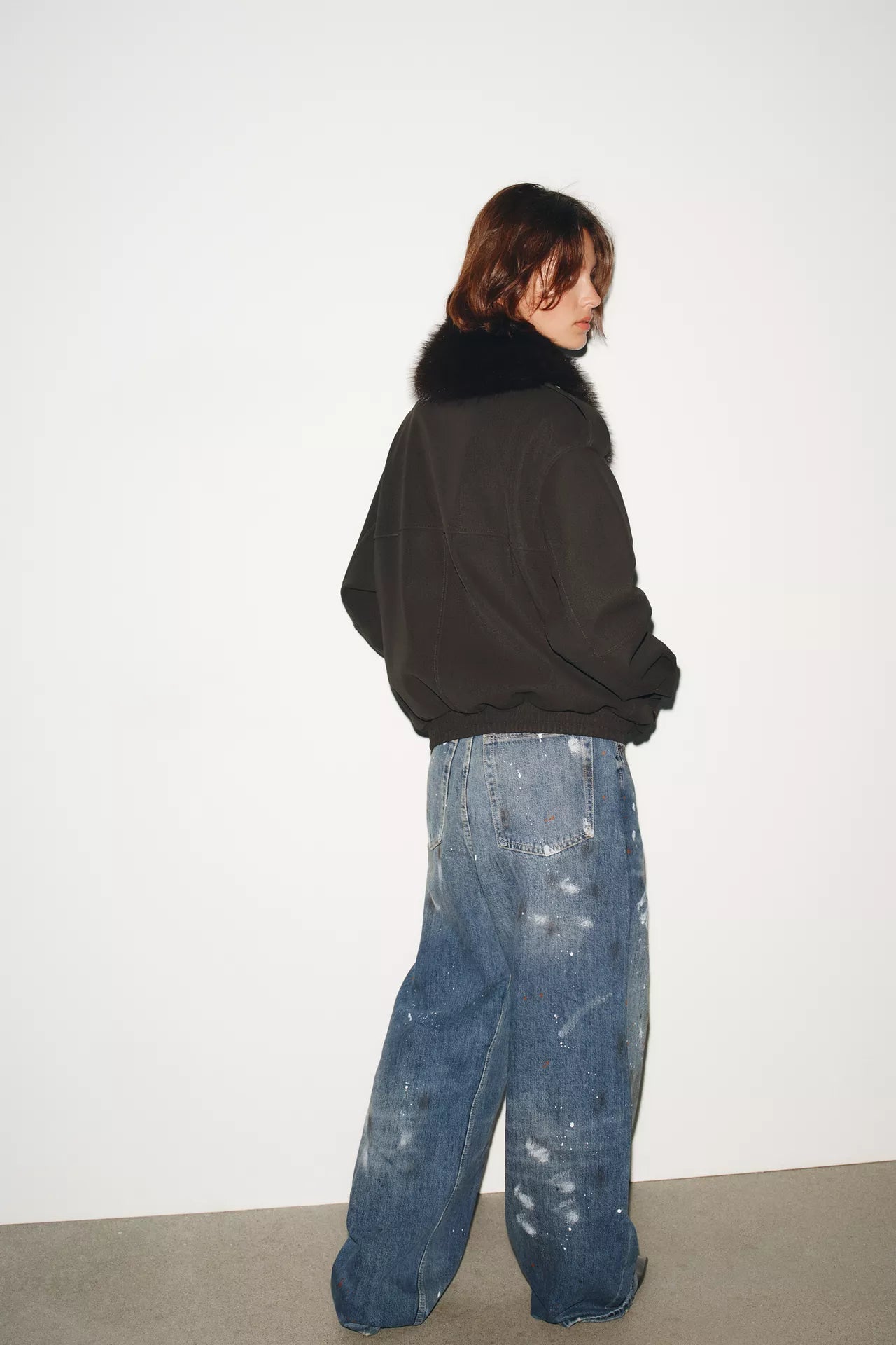 Leo | Removable Faux Collar Jacket