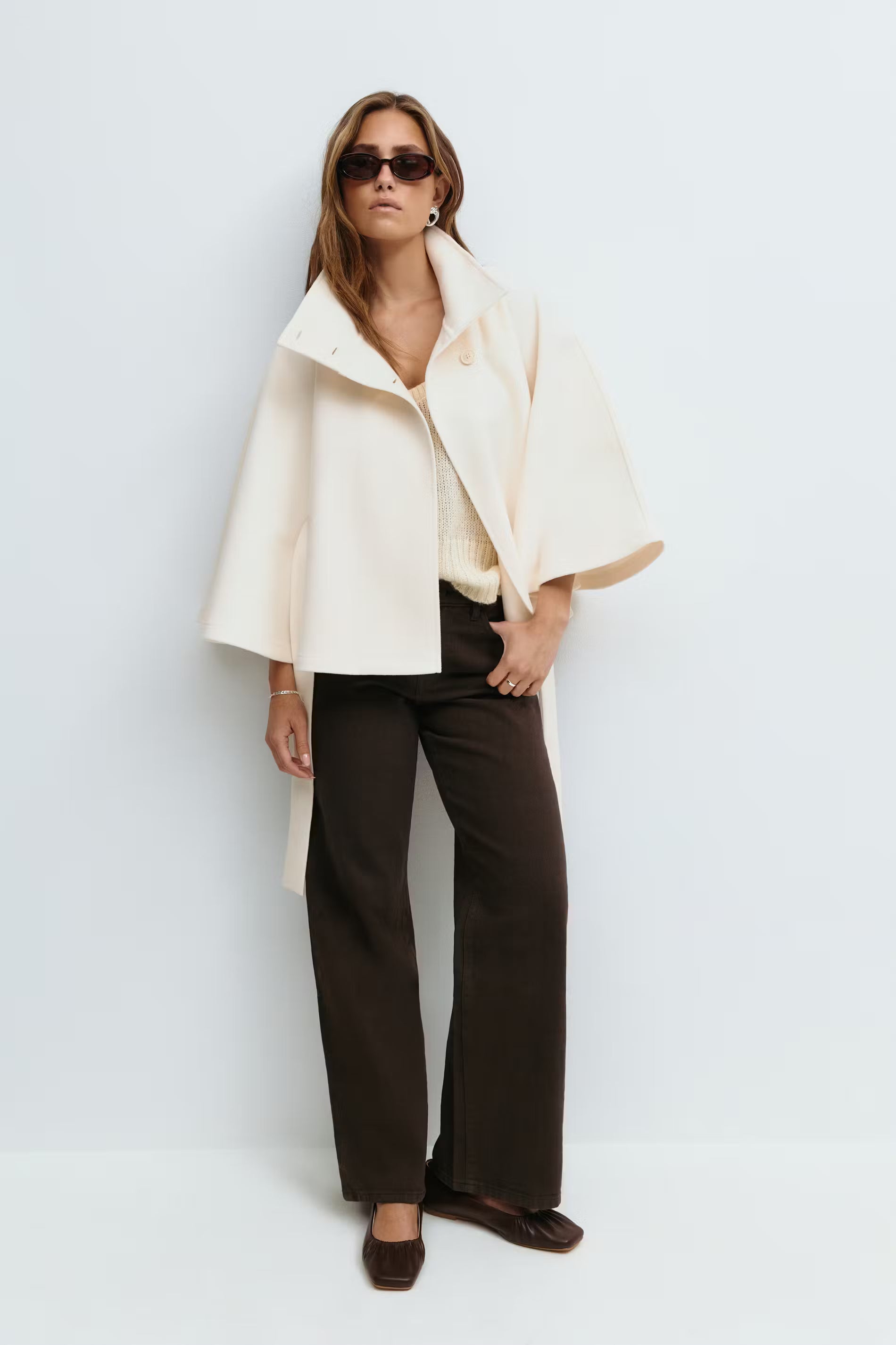 Gianna | Cape Belt Coat