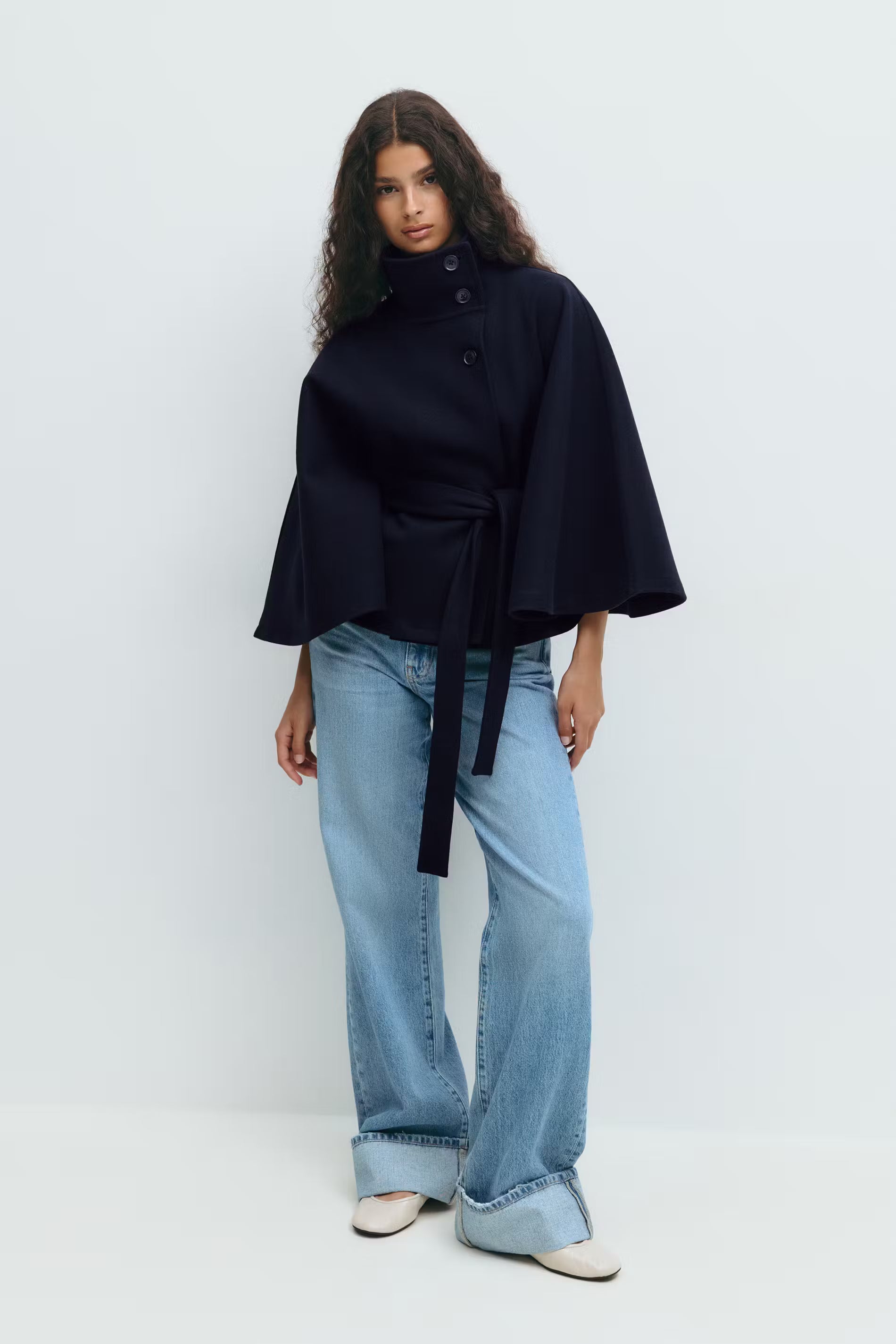Gianna | Cape Belt Coat