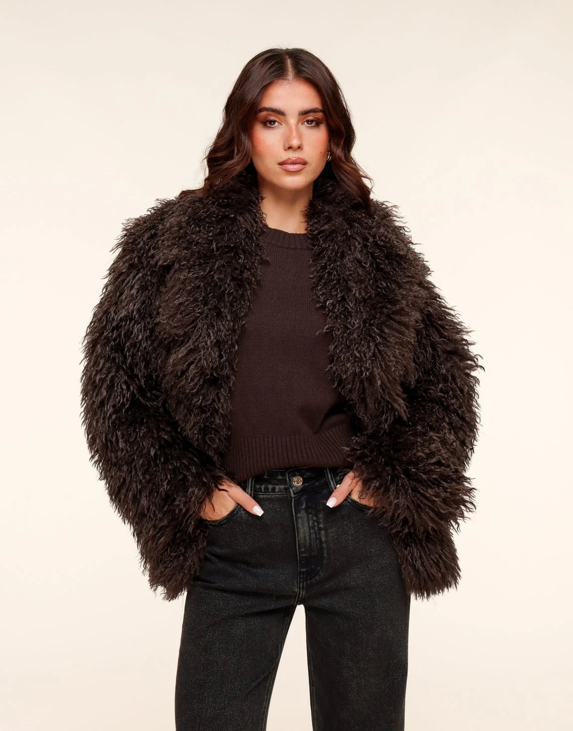 Tess | Fluffy Faux Fur Coat