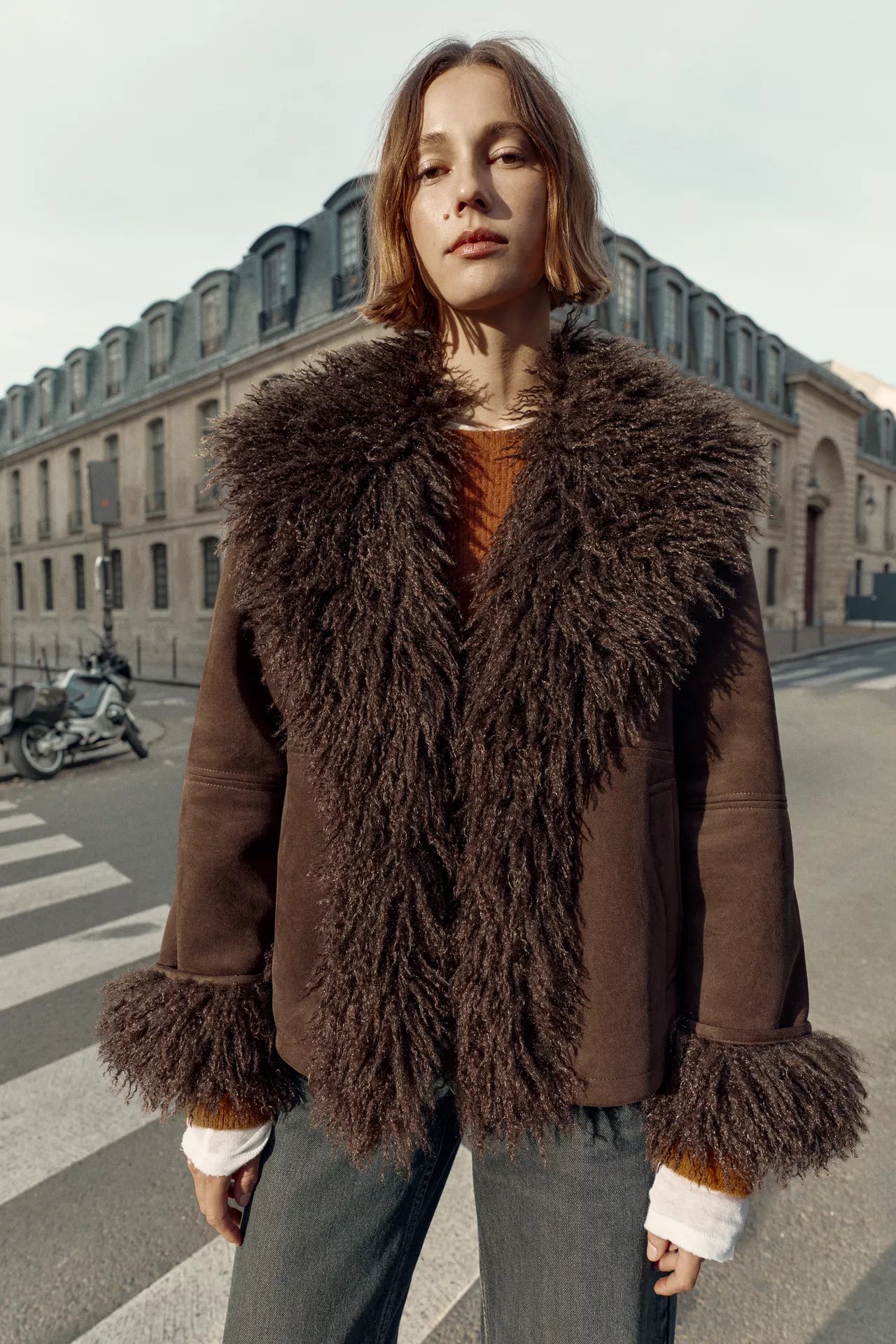 Simone | Suede Faux Fur