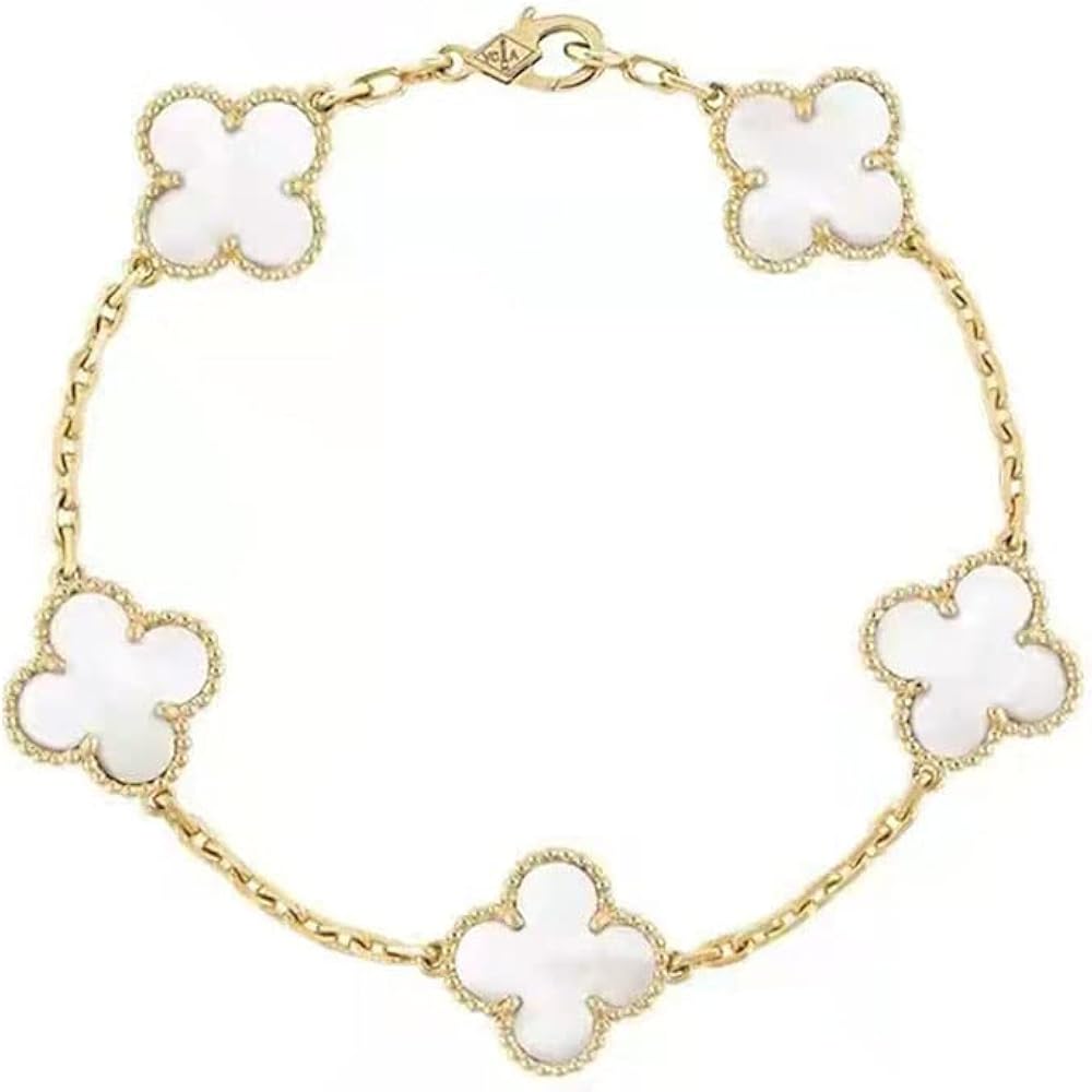 Gold Plated Clover Bracelet