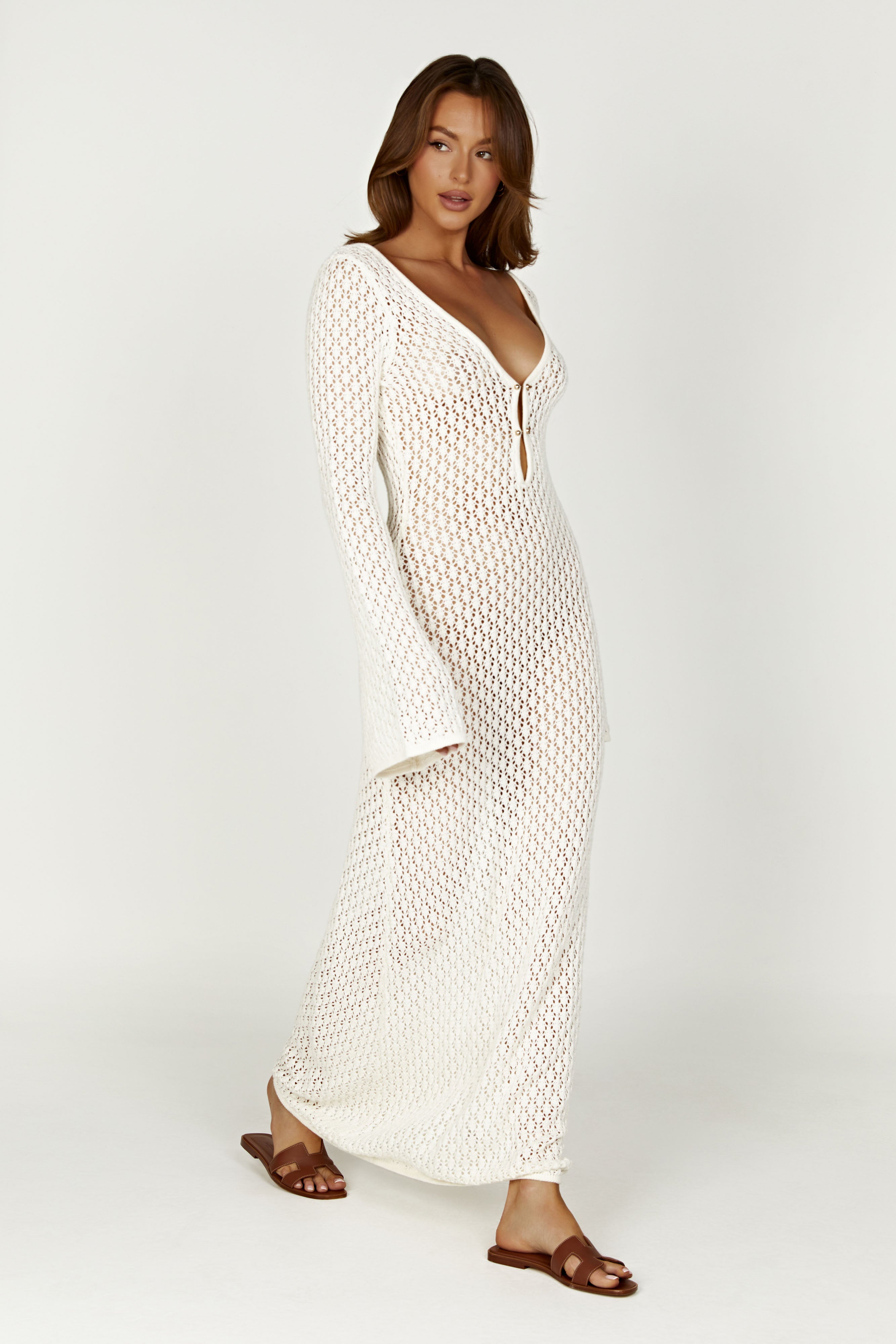 Zinnia | Crochet Maxi Dress